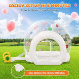 Albott 10FT Inflatabla Bubble Bounce House, Bubble House Inflatable Dome with 550W and 370W Air Blowers for Birthday Parties, Wedding and Gender Revealing Albott