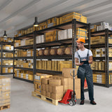 REIBII 2000LBS Garage Shelving Heavy Duty 72''H Storage Shelves Heavy Duty Shelving 5 Tier Metal Shelves, Adjustable Metal Shelving Unit for Basement Pantry 35.5" W x72 H x 15.8" D 3 Pack REIBII