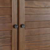 Grain Wood Furniture Greenport 2-Door Wardrobe, Solid Wood with a Brushed Walnut Finish Grain Wood Furniture