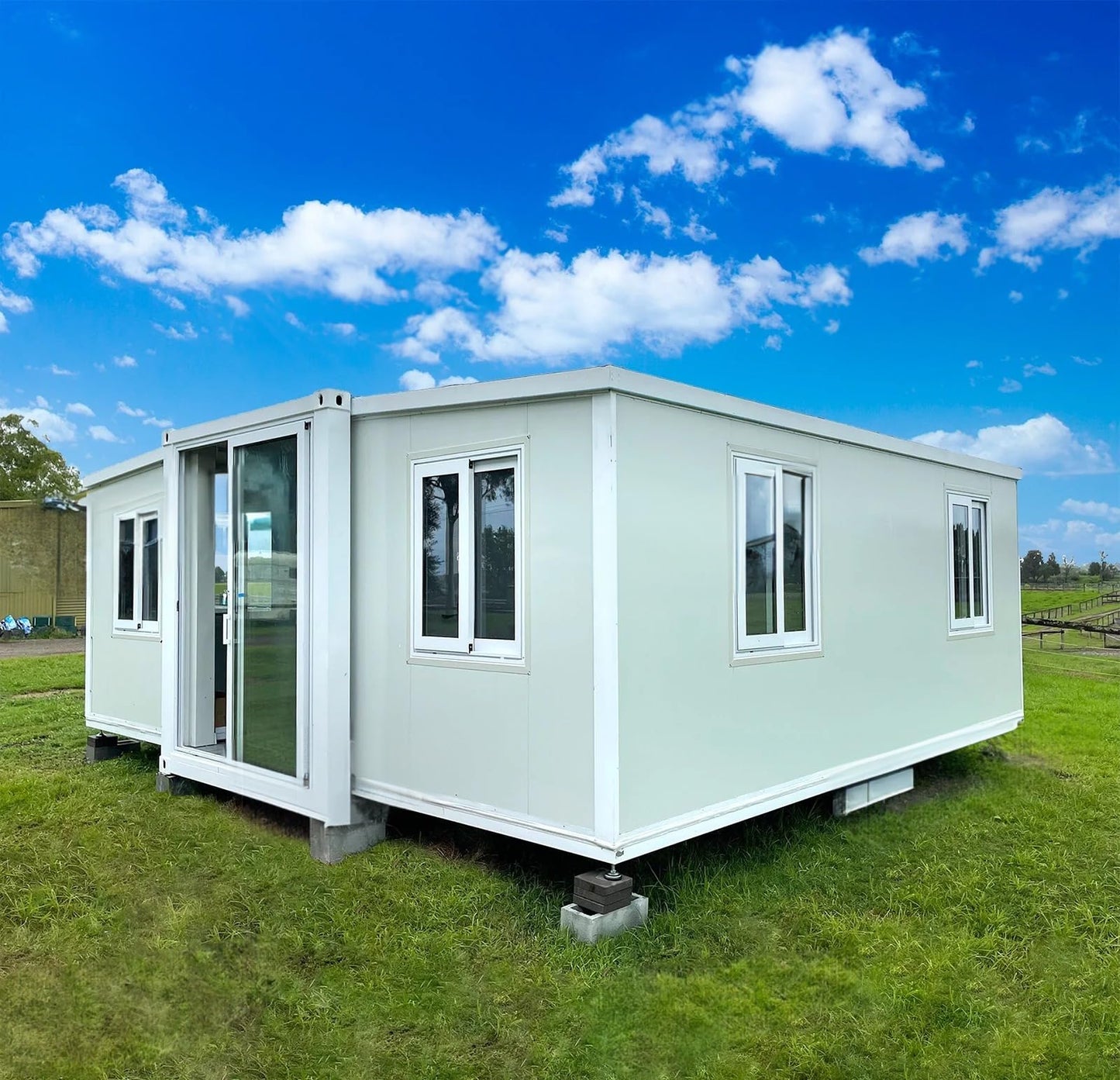 House, House to Live in prefab House, casas prefabricadas para Vivir, prefab Tiny Homes, with Lockable Door and Window, Prefabricated Tiny Home, 2 Bedroom, Outdoor Storage Shed by Britstar LLC