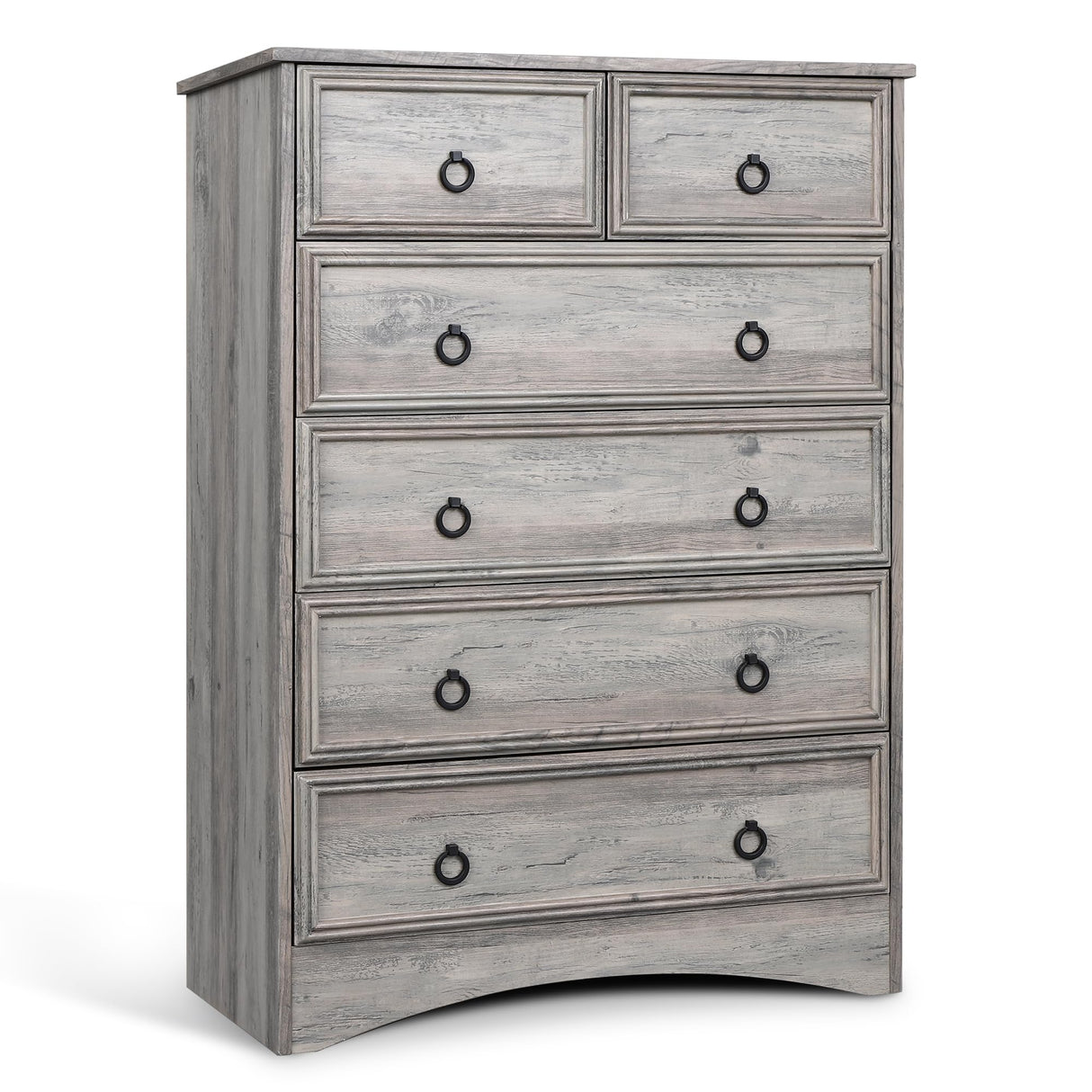 tall narrow grey dresser VVFLU Grey Dresser Tall for Bedroom, Wood 6 Chest Drawers, 6 Drawer Dr –  WoodArtSupply
