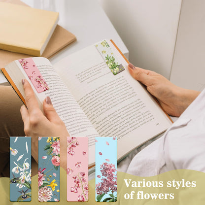 20 pcs Bookmarks，Magnetic Bookmarks for Reading Women，Cute Kids Bookmarks，Gifts for Book Lovers and Book Club，Fun Page Makers,Essentials for Readers