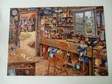 Ravensburger Dad's Shed | 500-Piece Large Format Jigsaw Puzzle | Unique Softclick Technology | Ideal for Adults and Kids Ravensburger