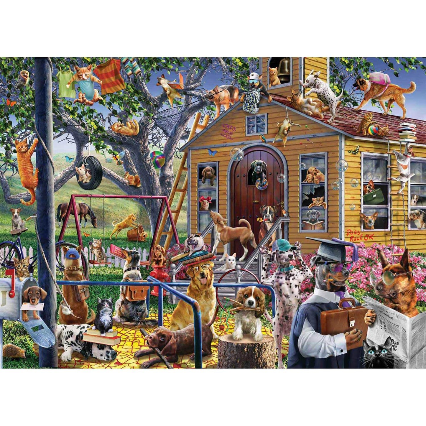 Anatolian Puzzle - Naughty Dogs, 1000 Piece Jigsaw Puzzle, #1133