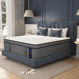 DIFAME California King Size Mattress,Upgrade Strengthen 12 Inch Hybrid California King Mattress in a Box,Mattress Cal King Size with Memory Foam and Independent Pocket Spring,Medium Firm DIFAME