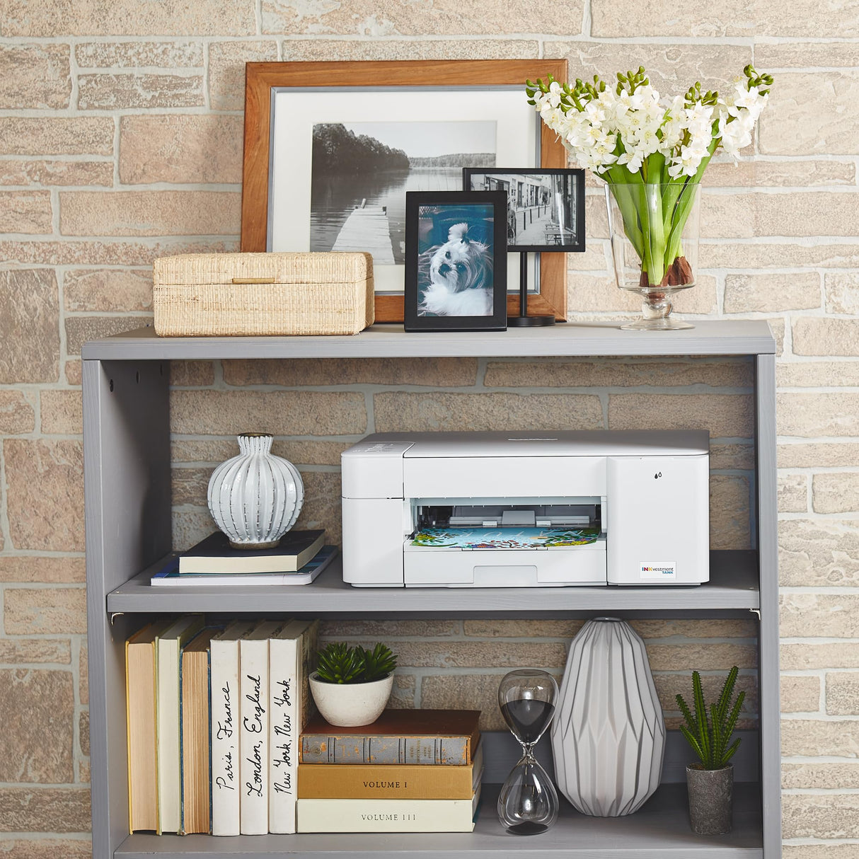 Brother MFC-J1215W INKvestment -Tank Wireless Multi-Function Color Inkjet Printer with Up to 1-Year in Box Brother