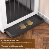 Zakkart White Dog Crate Furniture for Large Dogs Up to 60 lbs. - Decorative Puppy Kennel w/Wide Farmhouse Table Top & Steel Bars - 37'' Wide - Modern Dog Crate Table, End Table, Nightstand Zakkart