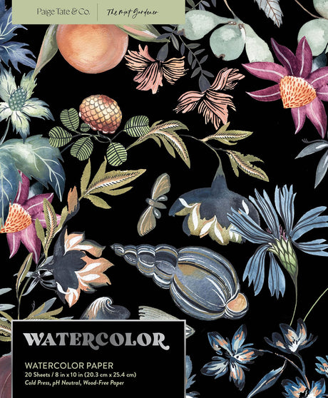 Watercolor Notepad: 20 sheets / 40 pages of Watercolor Paper, 8x10 in, 200 GSM, (Bleed-proof Framing Water Color Paper) (Watercolor Workbook Series) WoodArtSupply