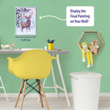 Ravensburger - CreArt - Night Before Christmas - Paint by Number Kit - Exciting Scene with Santa in his Sleigh and Reindeer - Premium Paints for That Magical Quality - Ages 7+ Ravensburger