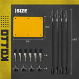 KOTTO Helping Hands Soldering, Third Hand Soldering Tool PCB Holder Four Arms Helping Hands Crafts Jewelry Hobby Workshop Helping Station Non-Slip Steel Weighted Base KOTTO