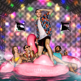 WUHUWOO Inflatable Nightclub 20x16.8x12 Ft, Large Black Inflatable Club Tent with 950w Blower and Logo Area, Inflatable Party Tent for Adults Birthday Backyard Wedding Rental (Black, 20x16.8x12 Ft) WUHUWOO