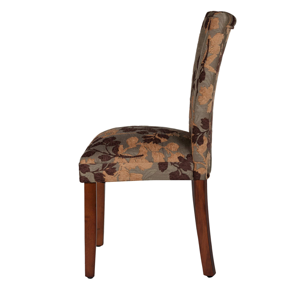 Homepop Home Decor | K1136-F975 | Classic Upholstered Parsons Dining Chair | Single Accent Dining Chair, Brown Woven HomePop