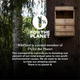 WildYard Owl House with Real Wood - Easy to Hang - Prebuilt Nesting Box for Kestrels - Cedar Shavings & Screws Included WildYard