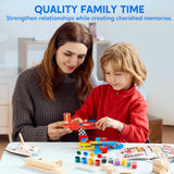 Klever Kits 4 DIY Wooden Aircrafts-Build & Paint Your Own Wooden Airplane Craft Kit, Art & Craft Kit DIY Projects, Easy to Assemble Birthday Gifts for Boys 6-12 Year Old Klever Kits