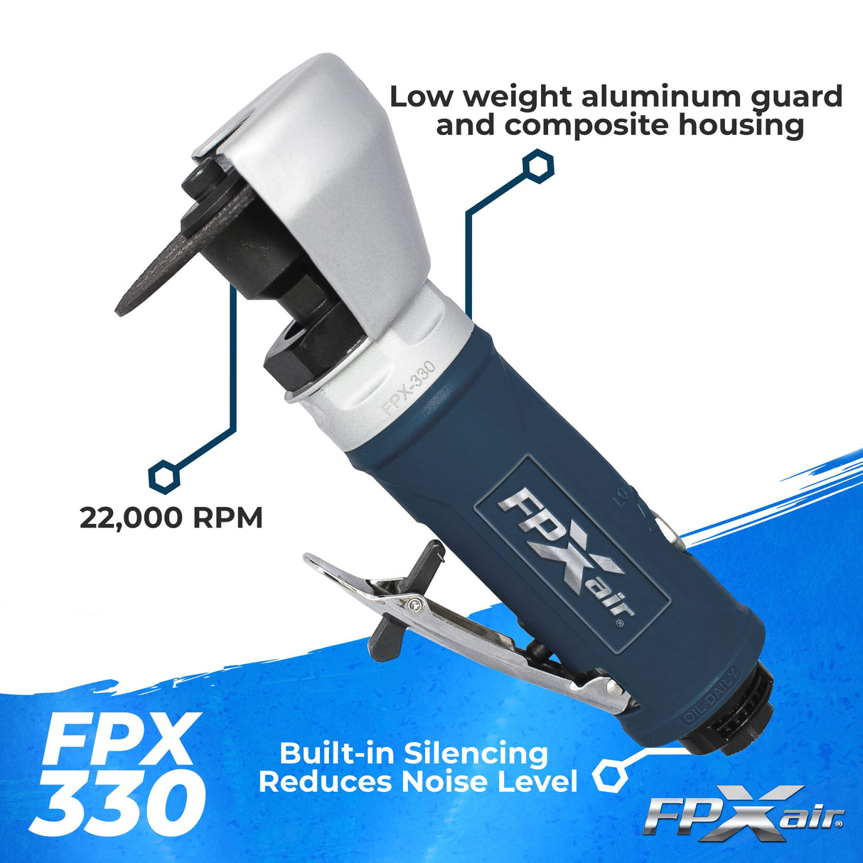 FPXAIR 3" Composite Cut-Off Tool: FPX-330, Pneumatic Cutting Tools, Automotive Tools FPXAIR