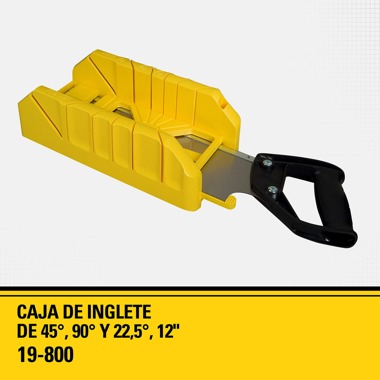 STANLEY Hand Saw with Mitre Box, 12-Inch (19-800) Stanley