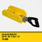 STANLEY Hand Saw with Mitre Box, 12-Inch (19-800) Stanley
