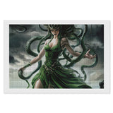 Greek Mythology Medusa Printed Diamond Art Painting Kits for Adults Canvas Diamond Wall Artwork Pictures for Home Office Generic