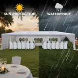 Devoko 10'x30' Heavy-Duty Party Tent - Waterproof Outdoor Canopy with UV Protection & Sidewalls for Weddings, Backyard Events, Patio - Wind-Resistant Large Event Tent Devoko