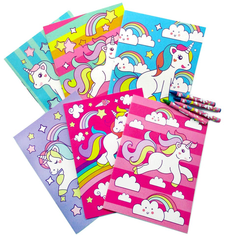 TINYMILLS Unicorn Coloring Book Set for Kids Party Favors with 12 Coloring Books and 48 Crayons Unicorn Birthday Party Favor Bag Filler Unicorn Party Carnival Prizes Classroom Rewards TINYMILLS