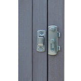 YOPTO 109.6'' Large Wood Chicken Coop Enclosures,Walk-in Poultry Cage, Chicken Run Pen Duck House with Waterproof and Anti-Ultraviolet Cover for Outdoor Farm Use Spire Roof, Grey YOPTO