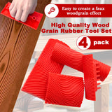 LUTQ Wood Grain Tool - Natural Woodgrain Maker for Decorative Painting Premium Wood Graining Tool Set Enhance Your DIY Projects with Wood Grain Patterns LUTQ