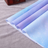 Pllieay 4 Pieces Printed Aida Cloth 14 Count Cross Stitch Fabric, Embroidery Cloth, 18 x 12 Inch, Starry Sky Printed Patterns Pllieay