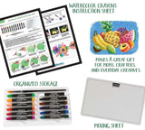 Crayola Signature Premium Watercolor Crayon Sticks & Paintbrush, 12 Count, Gift Crayola