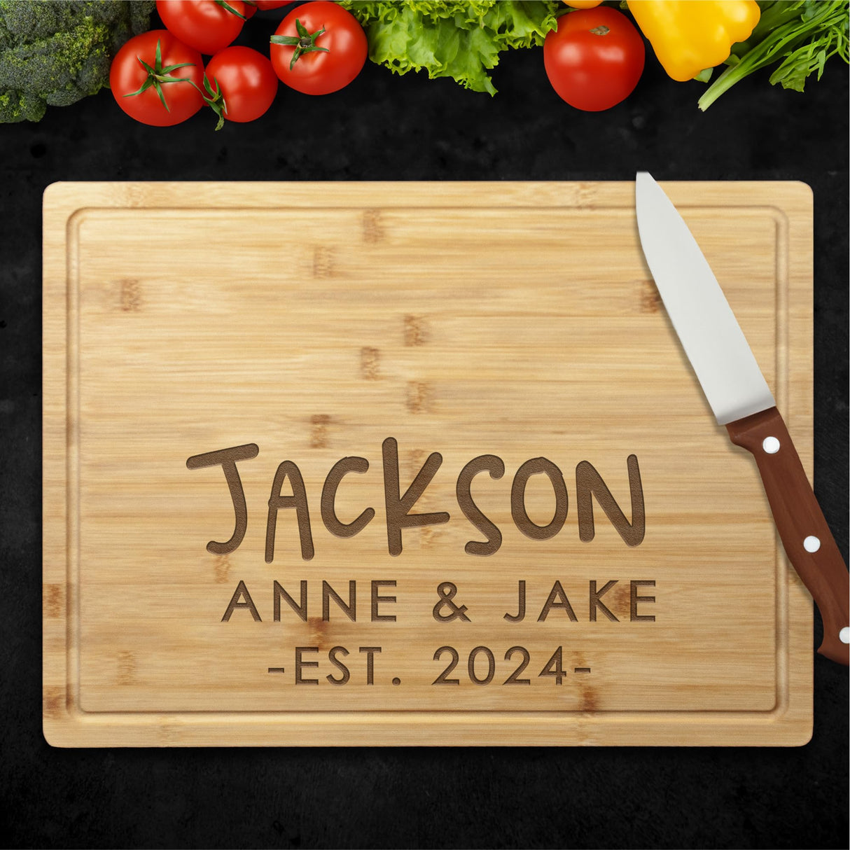 Personalized Cutting Board, Housewarming Gift, Wedding Gift, Charcuterie Board, Engagement Gift, Bridal Shower, Engagement Present American Sign Letters