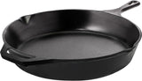 Utopia Kitchen Saute Fry Pan - Chefs Pan, Pre-Seasoned Cast Iron Skillet - Frying Pan 12 Inch - Safe Grill Cookware for Indoor & Outdoor Use - Cast Iron Pan - Cooking Gifts for Men & Women (Black) Utopia Kitchen