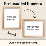 US Art Black 19.75x29.5 Puzzle Frame 1.25" Inch Wide - Handmade American Picture Frames with Preinstalled Hangers and UV Blocking Plexiglass, 19.75x29.5 Frame US Art