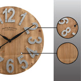 FirsTime & Co. Slat Wood Wall Clock, 22.5", Tan,243 FirsTime & Co.