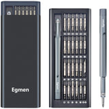 49 in 1 Precision Screwdriver Set, Egmen Small Screwdriver Set, Mini Magnetic Screw Driver Set with Case Repair Tool Kit for Doorbell, Glasses, Watch, Computer, PC, Jewelers, Laptop, PS5, Macbook, PS4 Egmen