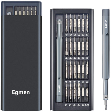 49 in 1 Precision Screwdriver Set, Egmen Small Screwdriver Set, Mini Magnetic Screw Driver Set with Case Repair Tool Kit for Doorbell, Glasses, Watch, Computer, PC, Jewelers, Laptop, PS5, Macbook, PS4 Egmen