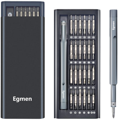 49 in 1 Precision Screwdriver Set, Egmen Small Screwdriver Set, Mini Magnetic Screw Driver Set with Case Repair Tool Kit for Doorbell, Glasses, Watch, Computer, PC, Jewelers, Laptop, PS5, Macbook, PS4