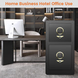 [2025 Upgraded] 8.1 Cu ft Extra Large Home Safe Fireproof Waterproof with [DOUBLE SAFES], Heavy Duty Fireproof Safe Box with [Hidden Lock Box], Fireproof Safe for Home Documents Business Office USE GHJGAGE