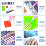 CTEOUNPT 5D Diamond Art Kits for Adults - Funny Cat Diamond Painting Kit, DIY Mosaic Canvas Crafts, Cute Cat Wall Decor for Beginners (4pcs, 11.8 * 15.7in) CTEOUNPT