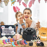 Oligar Complete Candle Making Kit with Wax Melter, Candle Making Supplies, DIY Arts&Crafts Kits Gift for Beginners,Adults,Kids,Including Wax Melter,Rich Scents,Dyes,Candle Tins,SoyWax,Wicks Oligar