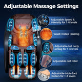 BOSSCARE 4D Massage Chair Full Body 2025 Zero Gravity SL Track Messager Recliner - Shiatsu Heat Massaging Chairs for Office Home - Heating Back Foot AI APP Body Scanning BOSSCARE