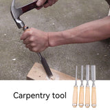 Semicircle Chisel Inner Edge Woodworking Gouge for Carpenter Wood Hand Chisel Tool Pack of 4 Etfbuy