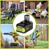 VANON Replacement for Ryobi 18V Battery 7.0Ah Lithium ion 18 Volt Batteries Replacement for Ryobi One 18V Cordless Tools P108 P107 P105 P104 P103 2Pack VANON