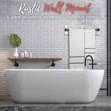 Autumn Alley Farmhouse Rustic Towel Rack Holder - Wood Towel Rack - Farmhouse Towel Holder for Rustic Bathroom and Farmhouse Kitchen Style Décor - 24" Wall Mounted, Rustic White Autumn Alley