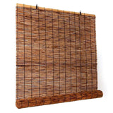 Customisable Roll Up Bamboo Shades for Outdoor Spaces - Retro Reed Blinds for Patios and Porches YNLeMM