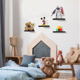 Sorbus Square Floating Shelf for Wall - 4 Small Shelves with Invisible Mounting Brackets for Living Room Decor, Bedroom, Bathroom Decor, Home & Kitchen - 9" Wall Shelf to Display Photos Trophies Sorbus