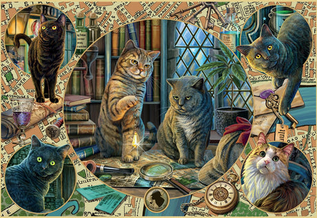Ceaco - Purrlock Holmes Mystery - 2000 Piece Jigsaw Puzzle Ceaco