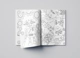 Doodle Coloring For Kids: Blue Edition WoodArtSupply