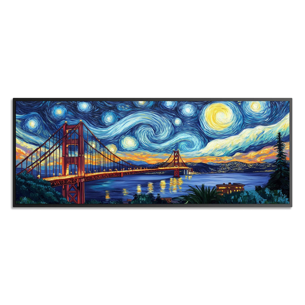 Wergund 5D DIY Large Diamond Art Kits for Adults Iron Bridge, Large Size Diamond Art Landscape, Full Drill Crystal Rhinestone Embroidery Cross Stitch Arts Craft Canvas Home Wall Decor Gift 12x30Inch Wergund