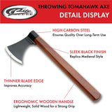 SZCO Supplies Throwing Tomahawk Axe, Black SZCO
