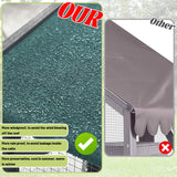 Decomax Catio Cat House Cage Enclosure, Outdoor/Indoor Wooden Cat Enclosures with Separate Cat Kennel, 5 Large Platforms and Waterproof Asphalt Roof for Patio, Backyard (Burlywood) Decomax