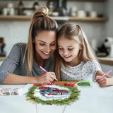 TOSTOG Hanging Diamond Art Kits for Adults, Christmas Train Diamond Paintings for Adults, Diamond Art Kits Window Pendant, 5D Diamond Paintings Hanging Pendant Kit Wall Decor Gift TOSTOG